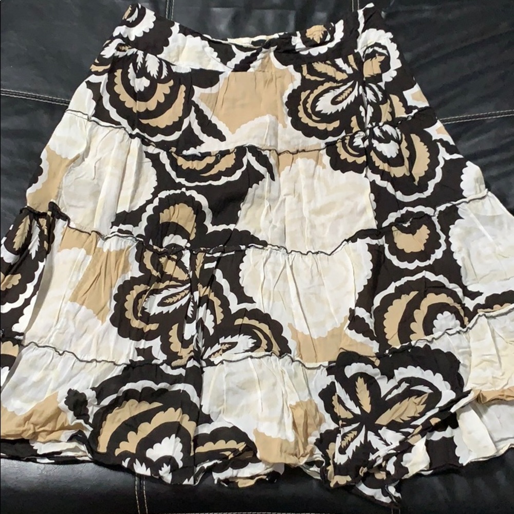 Studio west midi skirt floral pattern